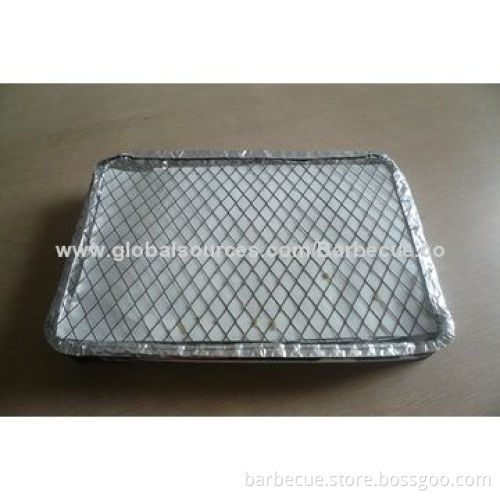 Disposable BBQ grill with charcoal, easy to install and practical charcoal cooking